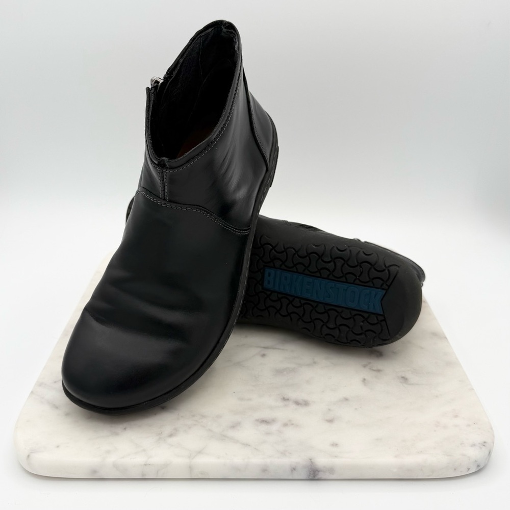 Birkenstock Bennington Black Leather Ankle Boots / Booties - Women’s Size 37
